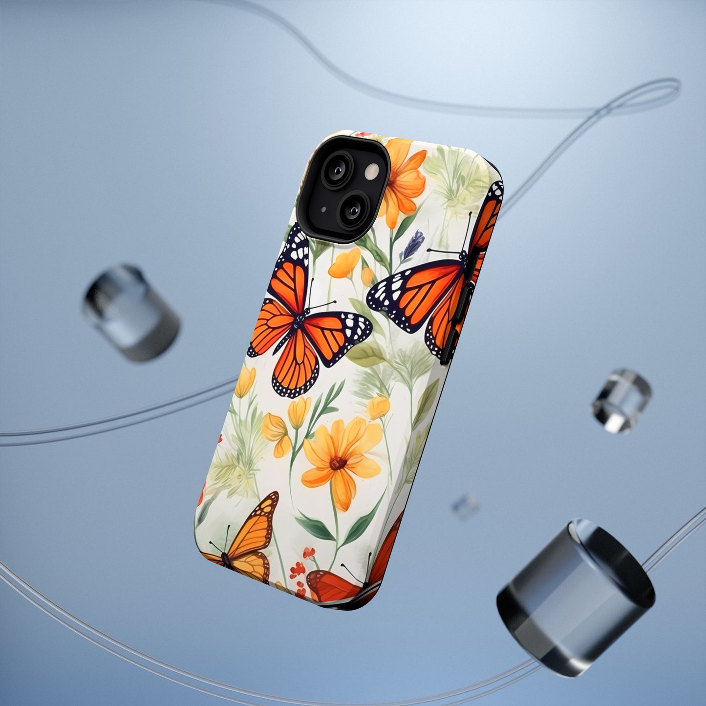 Monarch Butterfly Impact-Resistant Cases