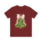 Christmas Tree Pink Unisex Jersey Short Sleeve Tee