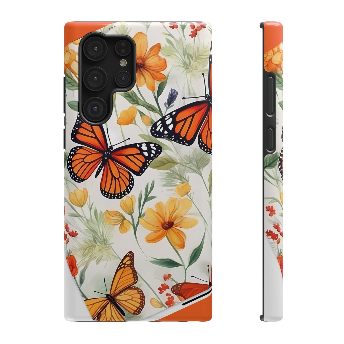 Monarch Butterfly Impact-Resistant Cases
