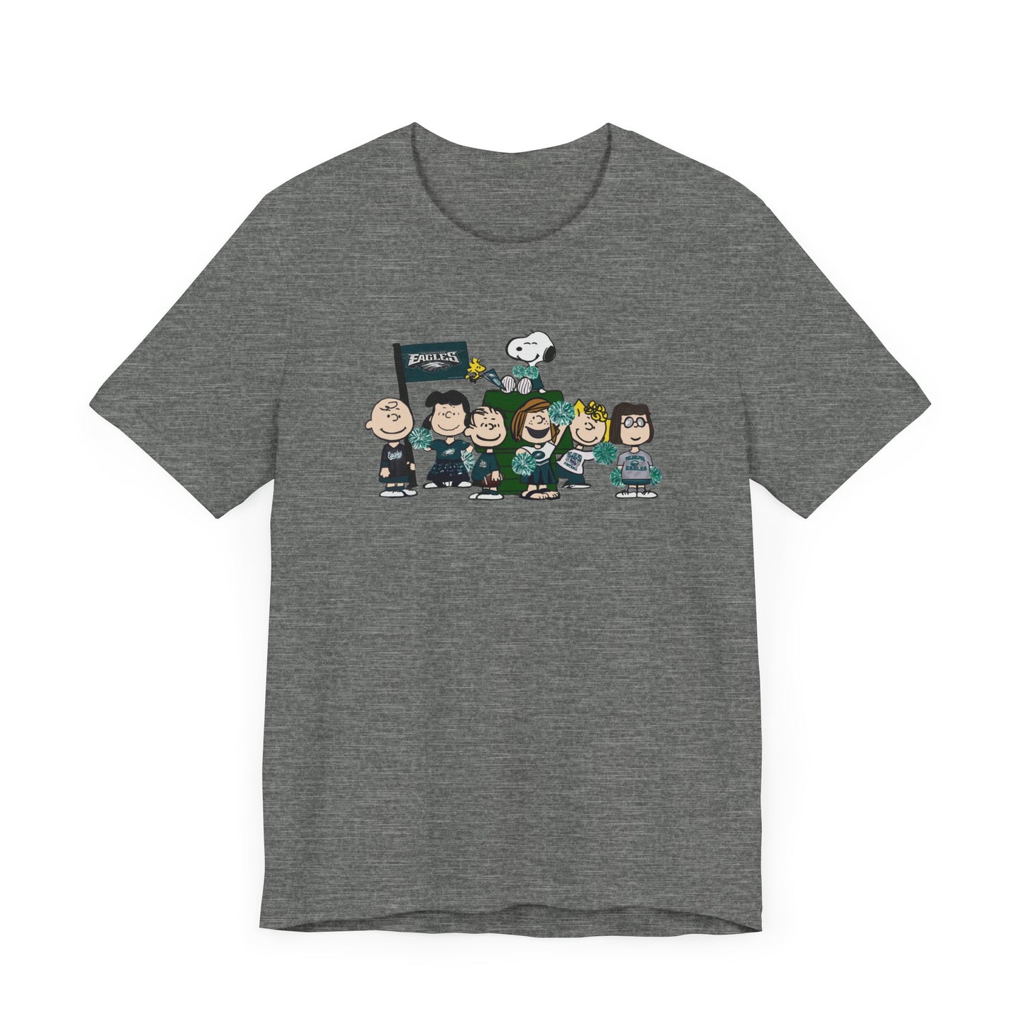 Fun Peanuts Gang Unisex Jersey Tee - Casual, Playful Apparel for Fans