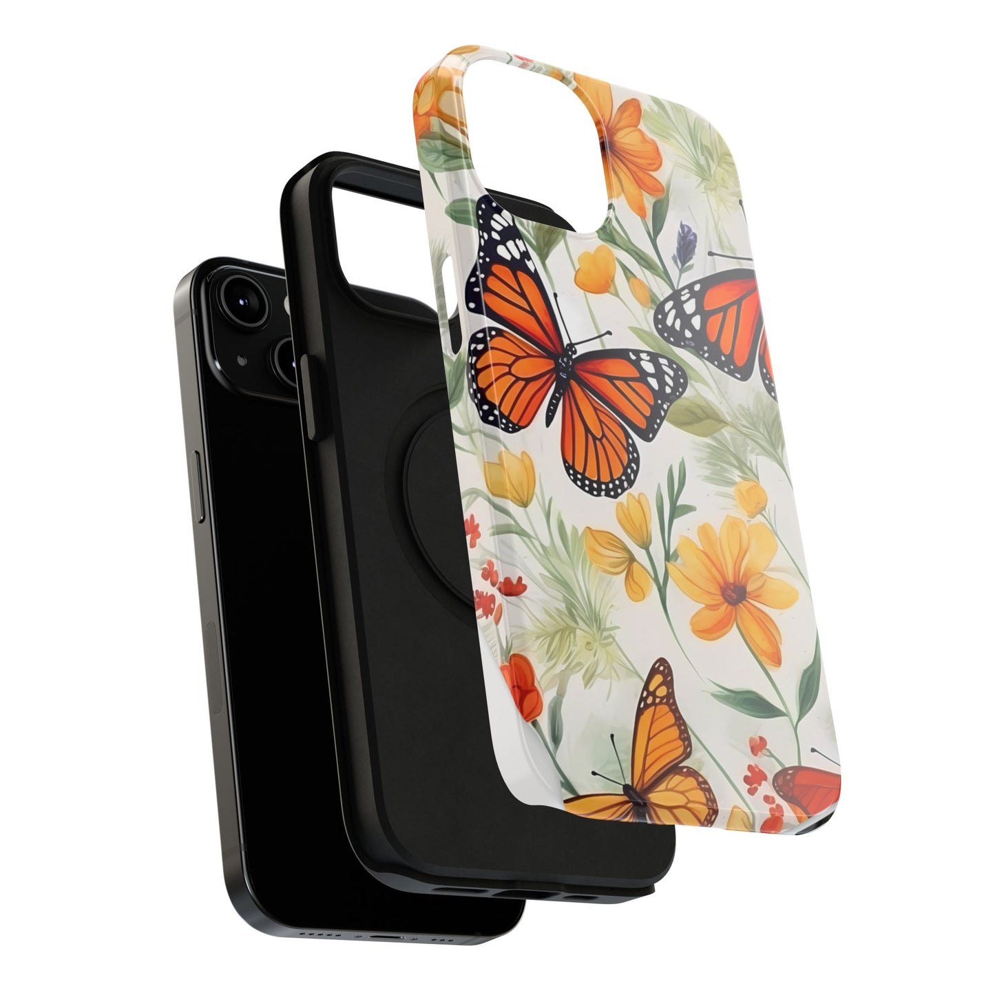 Monarch Butterfly Impact-Resistant Cases