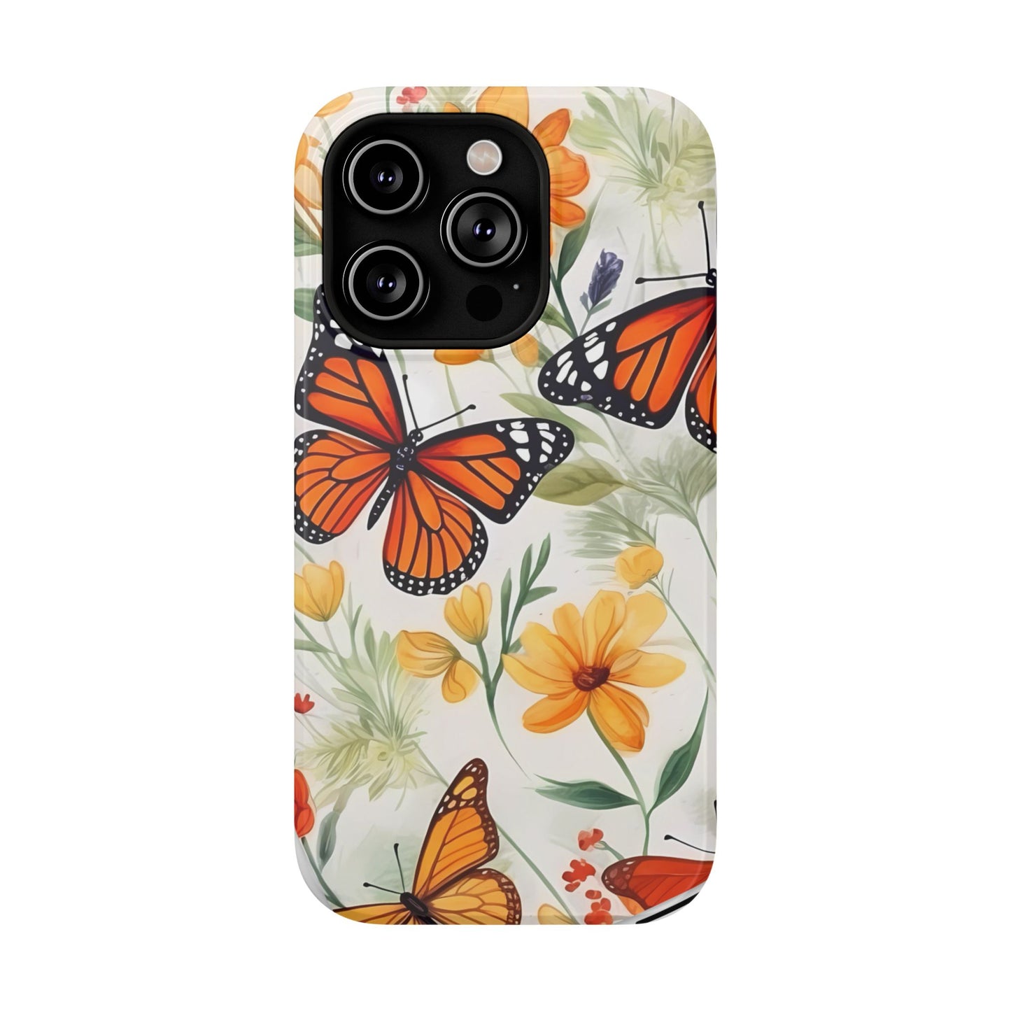 Monarch Butterfly Impact-Resistant Cases