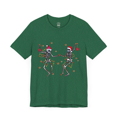 Festive Skeletons Unisex Softstyle T-Shirt