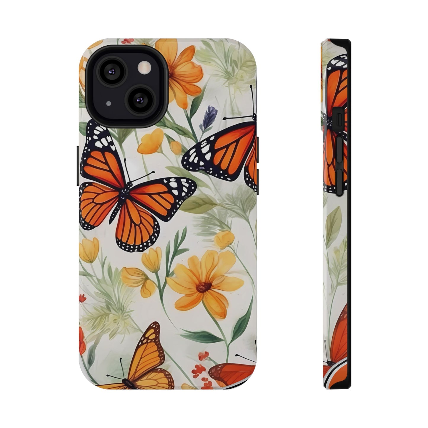 Monarch Butterfly Impact-Resistant Cases