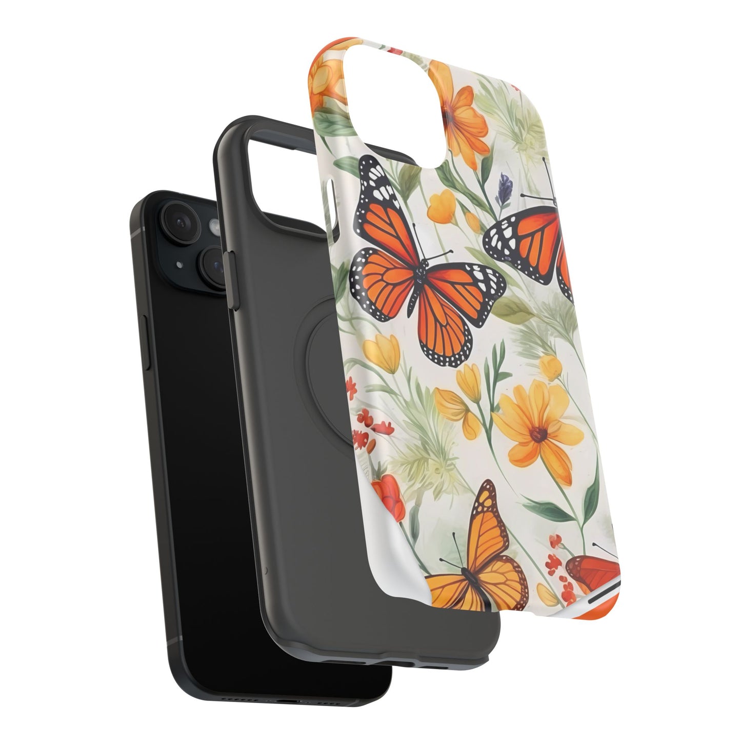 Monarch Butterfly Impact-Resistant Cases