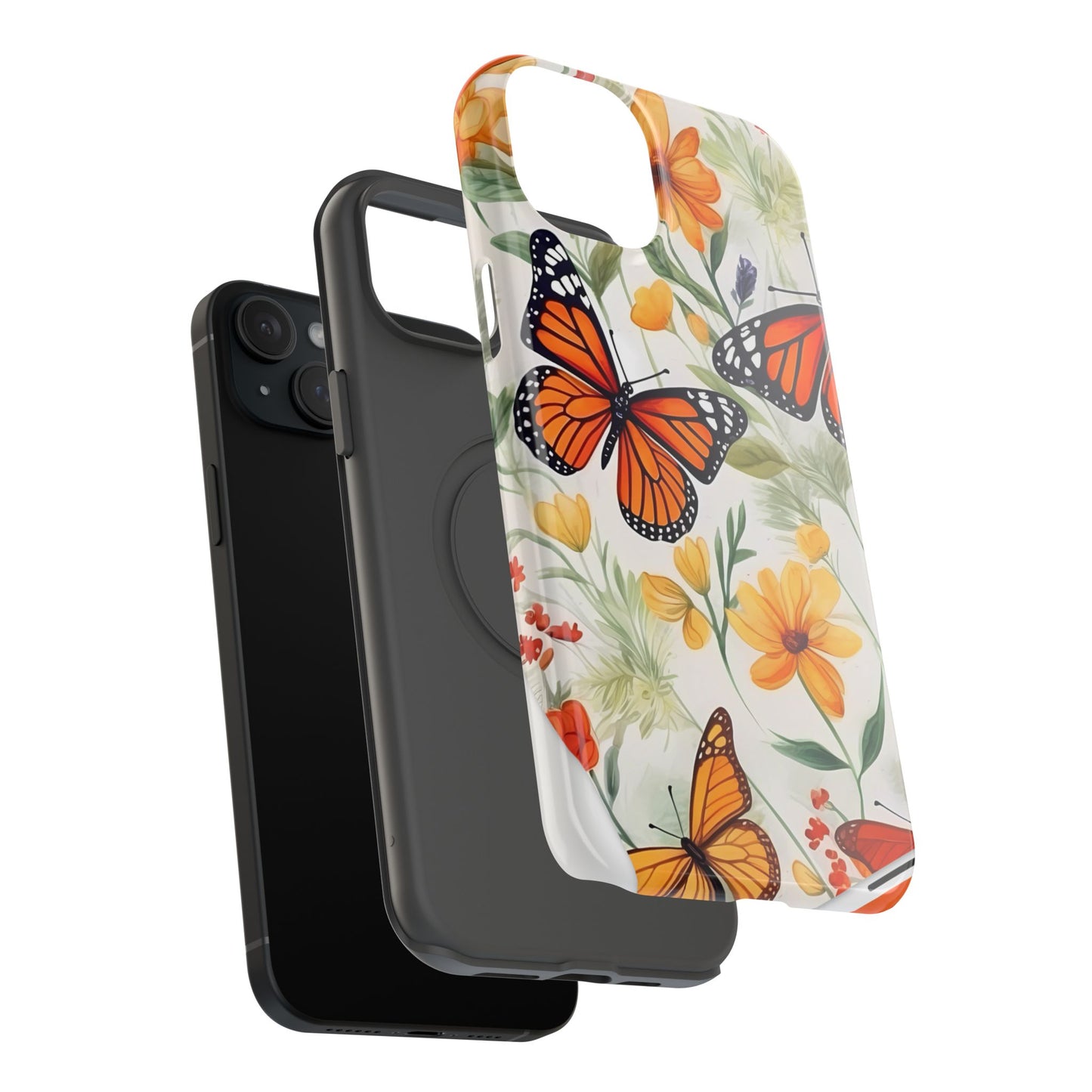 Monarch Butterfly Impact-Resistant Cases