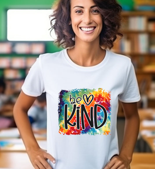 Be Kind Rainbow Unisex Jersey Short Sleeve Tee