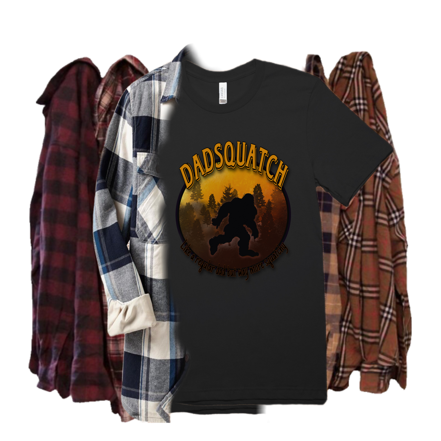 Dad-squatch Unisex Jersey Short Sleeve Tee