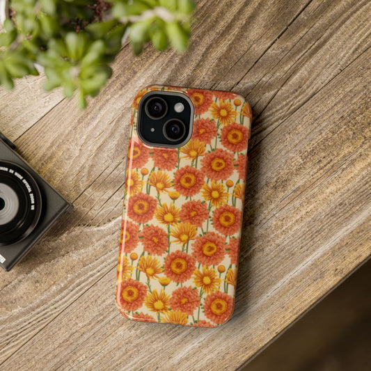 Fall Flowers Tough Phone Cases