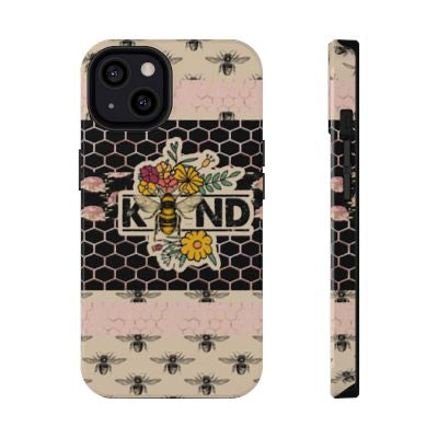 Bee Kind Honeycomb Magnetic Tough Cases